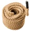 Gym Climbing Rope, 1" Diameter 100 ft Length Gym Fitness Training Rope, Gym Exercise Workout Rope for Adults