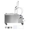Portable Oil Filtering Unit, 38L Capacity, 10 L/min Filtering Speed, Equipped with Swivel Casters and Oil Hose