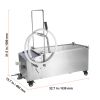 Portable Oil Filtering Unit, 55L Tank, 10 L/min Filtering Speed, Equipped with Casters and Oil Hose, Ideal for Fast Food Venues