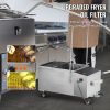 Portable Oil Filtering Unit, 38L Capacity, 10 L/min Filtering Speed, Equipped with Swivel Casters and Oil Hose