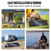 Portable Monocrystalline Solar Panel, Monocrystallin120W Foldable e ETFE Solar Charger, 23% Efficiency Solar Panel with Type C, DC 18V, QC3.0 USB Port