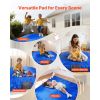 Crash Pad, 5 x 5 ft Crash Pad for Kids Sensory with Foam Blocks and Washable Cover, Large Soft Foam Landing Zone Giant Pillow Mat