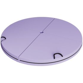 Foldable Crash Mat, Pole Padding with Carrying Handles and EPE Foam for Dance Training and Exercise, Purple (Option: Purple-770x770x380 mm)