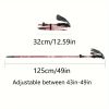 Five Section Folding Trekking Cane For Hiking And Walking - Lightweight 7075 Aluminum, Strong And Durable Outer Lock And High-density EVA Grip